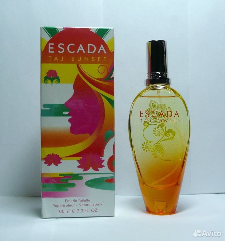 Эскада тай сансет. Taj Sunset Escada Escada 100 мл. Escada Taj Sunset (100ml) состав. Escada Taj Sunset 100 ml. Escada Taj Sunset 80 ml.