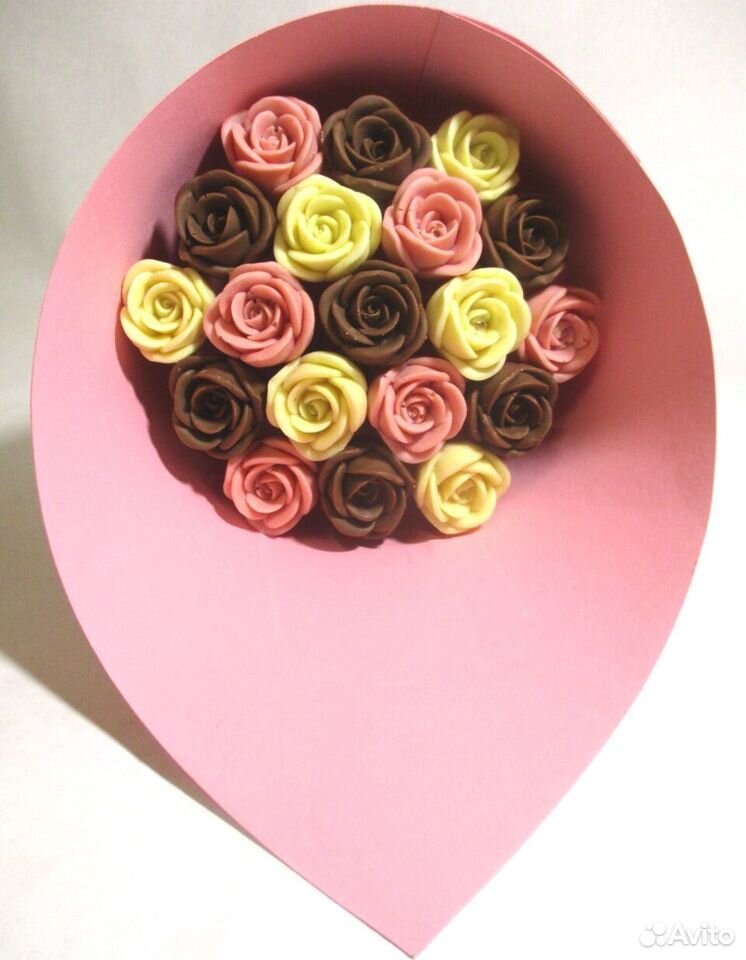 Букет из Шоколадных роз ручной работы купить на Зозу.ру - фотография № 8