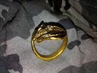 Безразмерные латунные кольца с драконами объявление продам