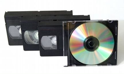 Видеокассета в DVD или на флешку Оцифровка VHS DVD