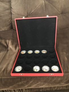 Коллекция медалей серебро 999 проба