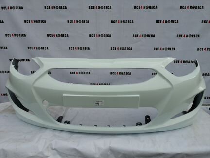Новый Бампер Hyundai Solaris цвет Белый PGU