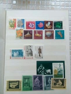 Большая коллекция марок времен СССР искусство
