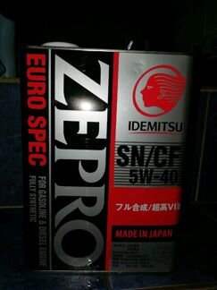 Idemitsu 5w-40 (Япония)