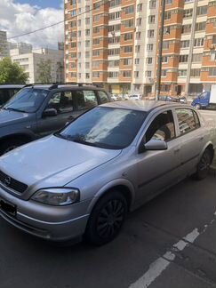 Opel Astra 1.8 МТ, 2002, седан, битый