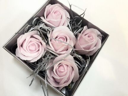 Розы из мыла подарочная упаковка