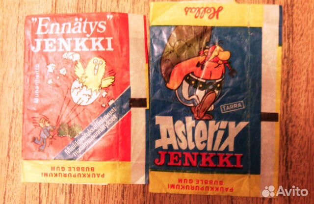 Этикетки от жвачки 70 гг jennki, 5 шт Этикетки от жвачки 70 гг jennki, 5 шт