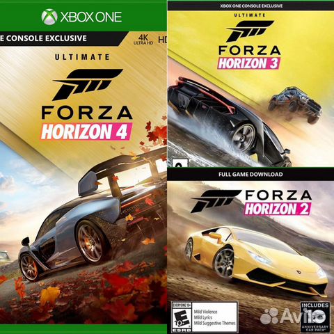 Forza horizon 2, 3, 4 ultimate