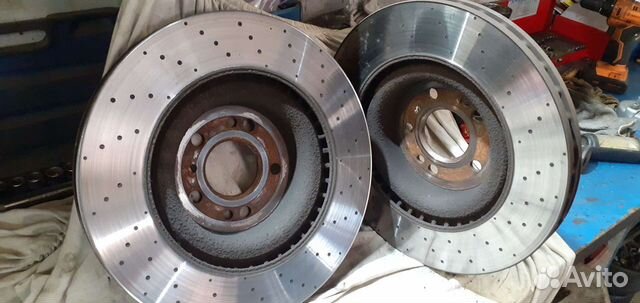 Тормозной диск мерседес ML166 GLE префорированные