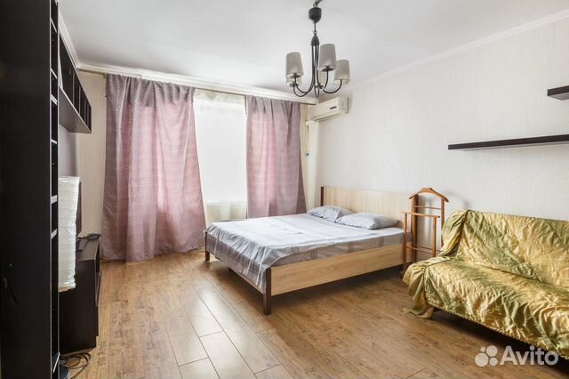 

1-к. квартира, 38 м², 2 кровати