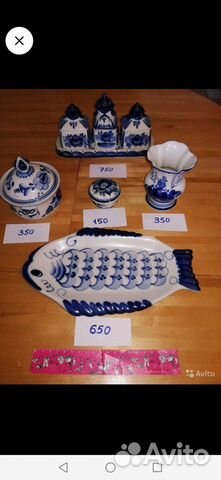 Изделия гжель разные