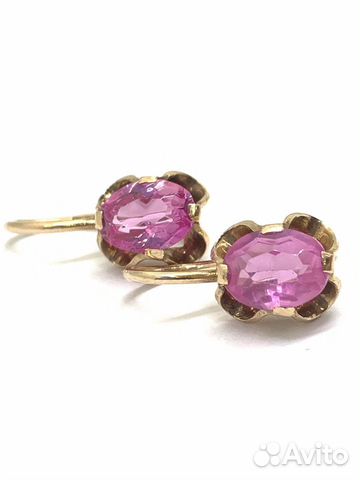 Серьги золотые 583 СССР
