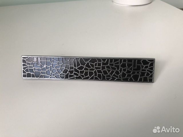 Ручка мебельная черная 128 мм