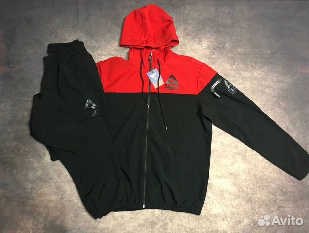 Спортивный костюм мужской Reebok больших размеров