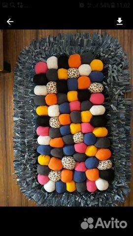 Коврик ручной работы