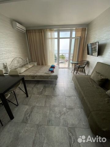 

Квартира-студия, 42 м², 2 кровати