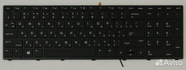 Клавиатура для ноутбука HP Probook 450 G5 с подсве