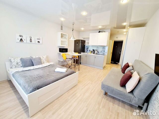 

Квартира-студия, 30 м², 2 кровати