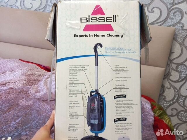 Паровая швабра (очиститель) bissell
