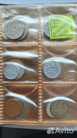 Монеты Чехословакия