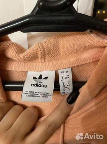 Укороченная толстовка adidas