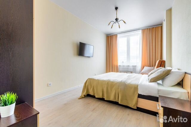 

1-к. квартира, 38 м², 2 кровати