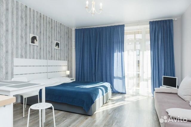 

Квартира-студия, 30 м², 2 кровати