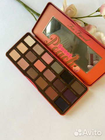 Палетка теней too Faced sweet peach
