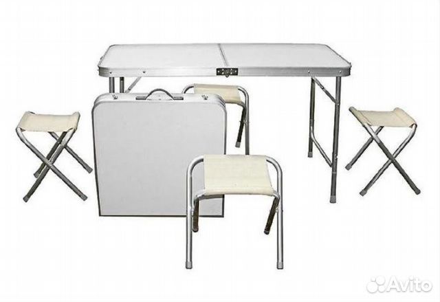 Раскладной стол + 4стула