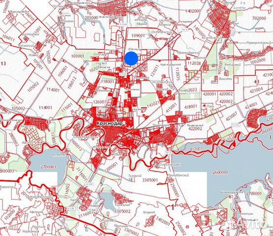 Карта поселок южный динской район краснодарский край