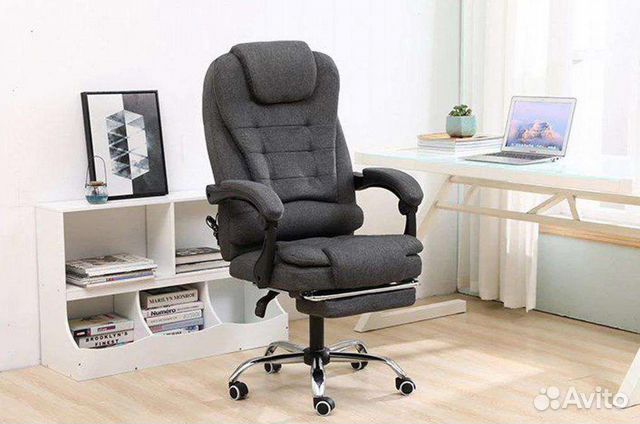Компьютерное тканевое кресло с массажем