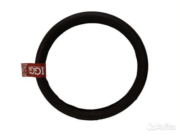 Оплетка для руля M(37-38см) экокожа бизон корич