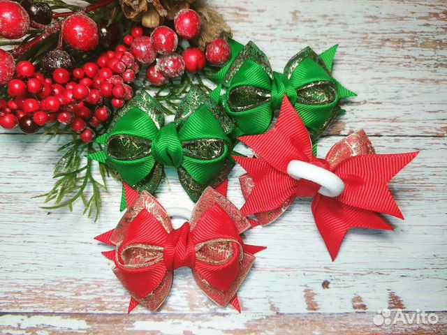 Новогодние бантики