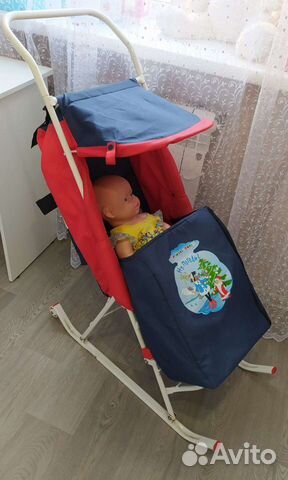 Детские санки коляска бу