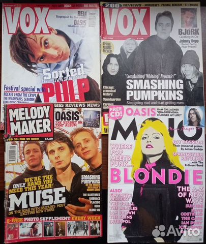 Журналы на английском. VOX, mojo, MM, SFX и др