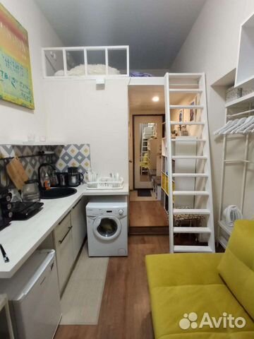 

Квартира-студия, 14 м², 2 кровати