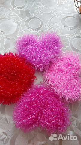 Мочалка сердце