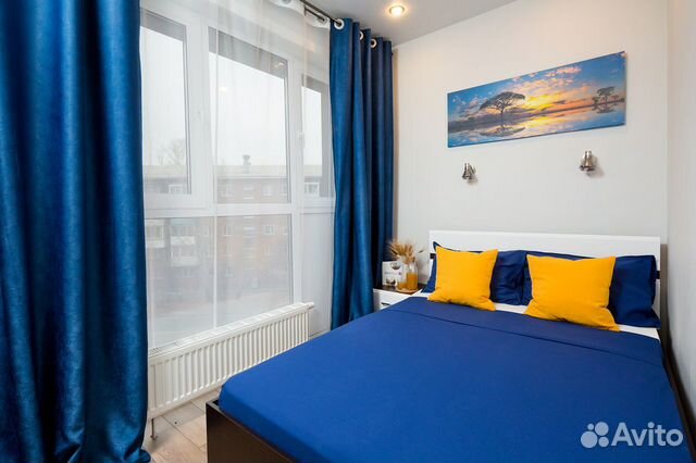 

1-к. квартира, 40 м², 2 кровати