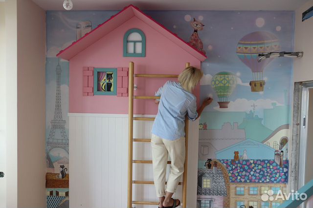 Роспись стен в интерьере