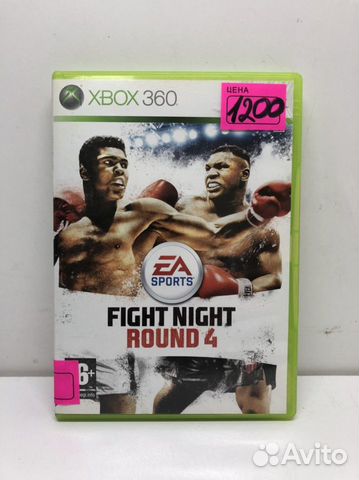 Диск Fight Night round 4 для Xbox 360