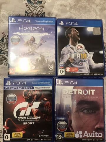 Игры для приставки ps4