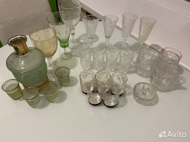 Хрусталь СССР стопки, бокалы, рюмки