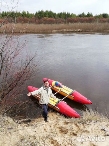 Катамаран пвх для водного спорта и рама