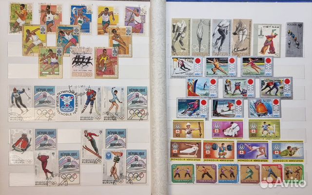 Коллекция зарубежных почтовых марок Спорт 2