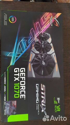 Видеокарта GTX 1070 8gb