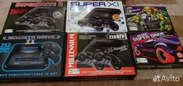 Приставки Sega (Сега) новые с играми, гарантия