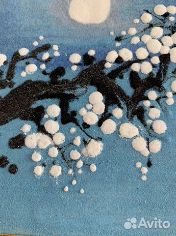 Картина из камня в подарочной упаковке