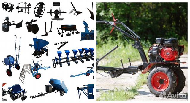 Навесное оборудование для мотоблоков