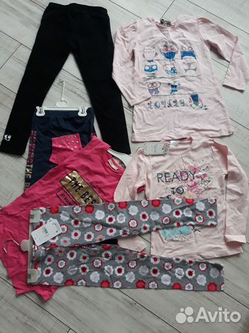 Летняя одежда Турция 128, комплекты с лосинами