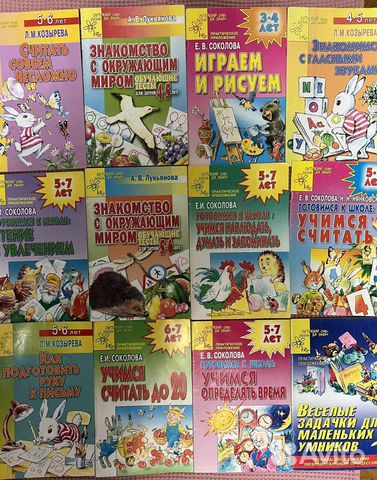 12 книг серии «Детский сад день за днём» 4-6 лет